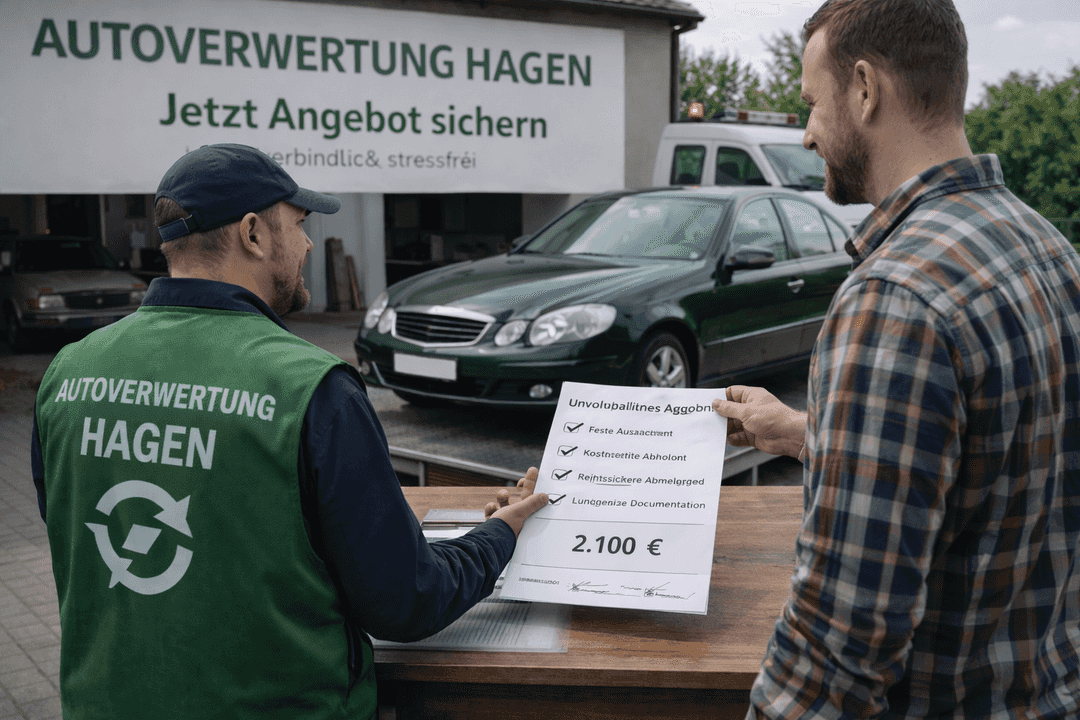 Jetzt Angebot sichern – Ihr direkter Einstieg in die Autoverwertung Hameln